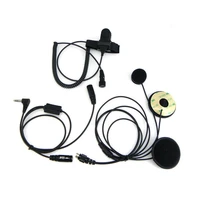 motorcycle helmet headset 1pin 2 5mm finger dual ptt mic speaker earpiece for motorola t6200 t6210 t6220 t6250 t6300 t6400 radio