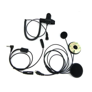 Motorcycle Helmet Headset 1Pin 2.5mm Finger Dual PTT Mic Speaker Earpiece for Motorola T6200 T6210 T6220 T6250 T6300 T6400 Radio
