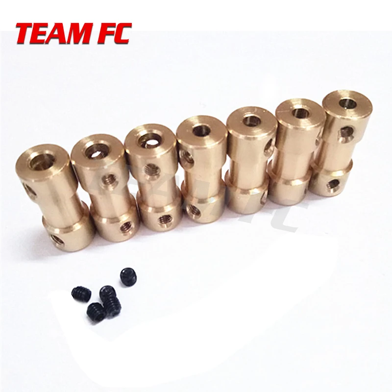 3pcs New Brass Flexible Motor Shaft Coupling Coupler Transmission Connector Drive 2mm 5 Boat Rc | Игрушки и хобби