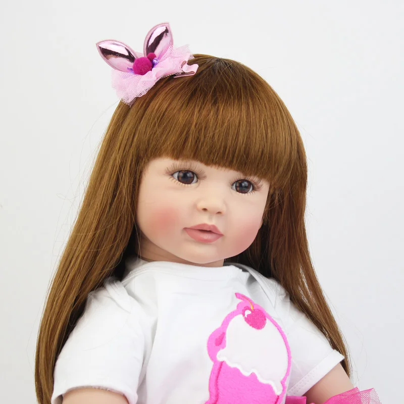 Кукла реборн силиконовая 60 см виниловая для девочек|Куклы| |