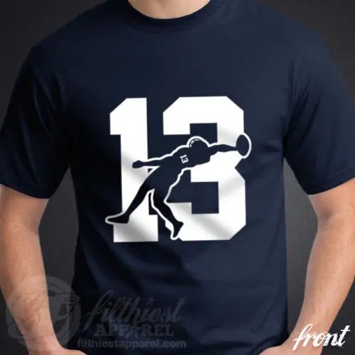 Футболка THE CATCH Odell Beckham Jr 13 GMEN Football Fan Jersey крутая Повседневная футболка с гордостью