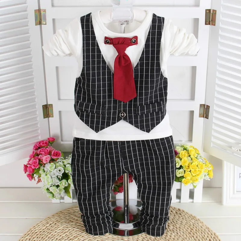 2017 new fashion kids clothes body suits quality children clothing sets false two-piece outfit virgin suit for boys | Тематическая