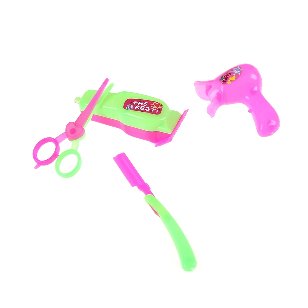 4 шт./лот Бритва для бровей фен волос инструменты салона инструмент Барби кукол