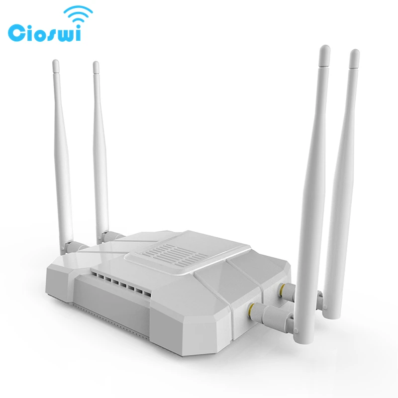 

Cioswi WE1326KC 1200 Мбит/с двухдиапазонный маршрутизатор Modem2.4G 5,8 ГГц с MTK7621A чип 16M + 256RAM 4G, Wi-Fi, Sim Слот для карт памяти Беспроводной фрезерный станок