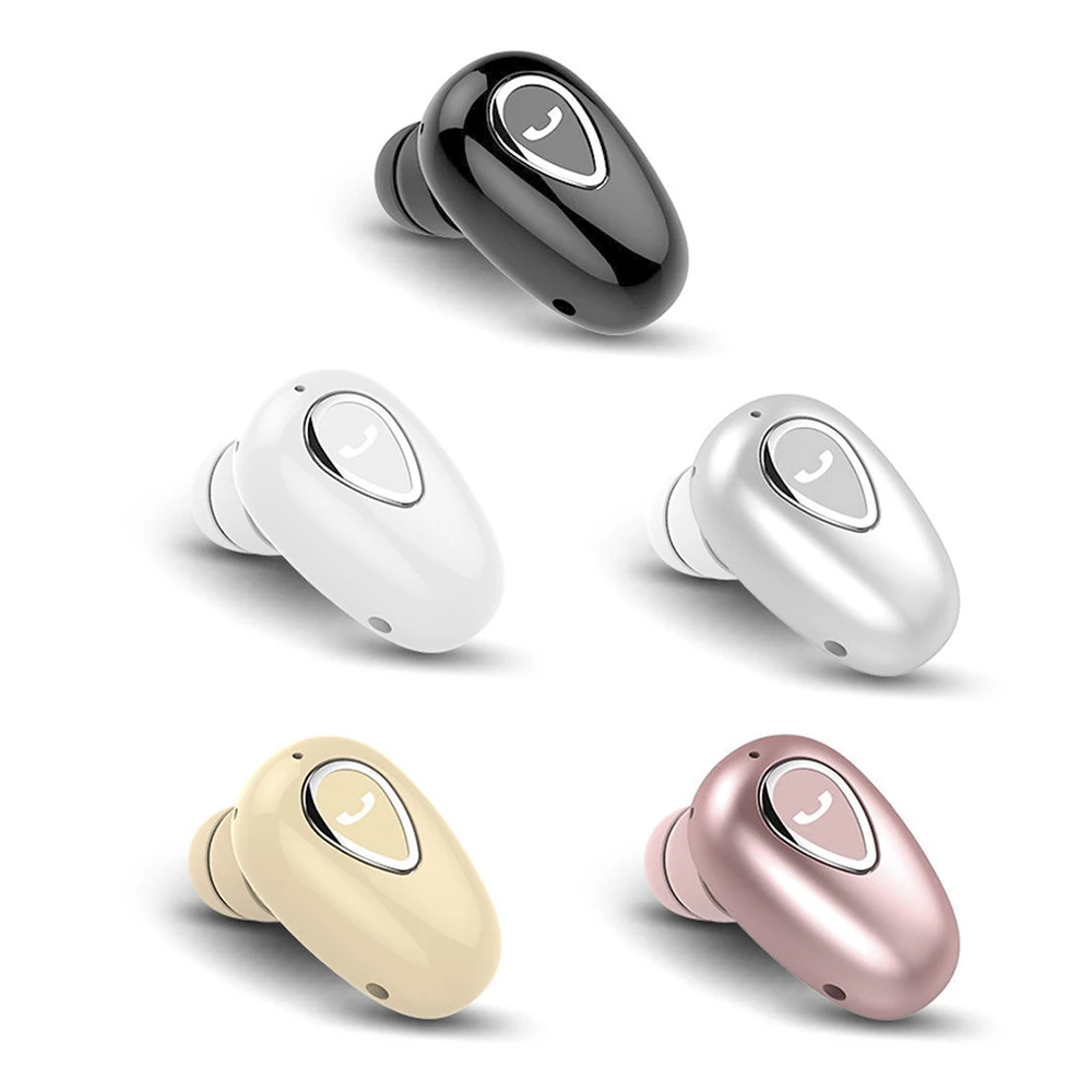 Мини универсальные беспроводные Bluetooth невидимые наушники-вкладыши с 3D