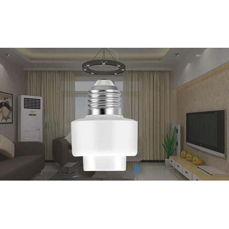 100-240V Multifunction Intelligent Wifi Lamp Holder Samrt Light Bulb Sockets Wall Fittings (White) | Лампы и освещение