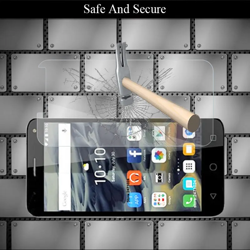 RUIPHONE для Alcatel POP 4 5051D закаленное стекло 0 26 мм 2.5D 9H Защитная пленка One Touch Pop 5 0&quot |