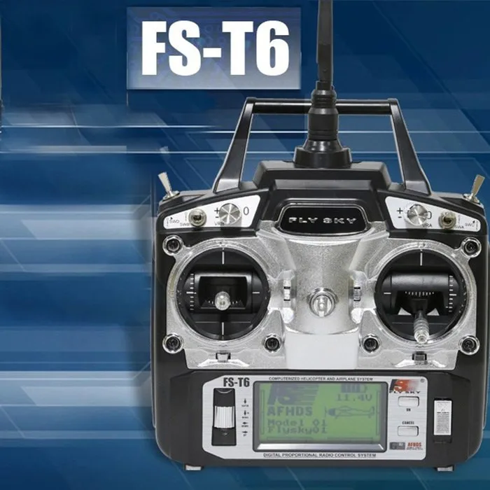 Flysky FS-T6 FS T6 2 4 ГГц 6CH передатчик FS-iA6 или IA6B приемник для дистанционно управляемого