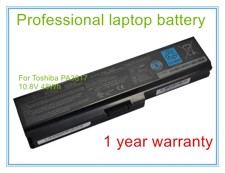 

Original Laptop Battery for M600 L600 L730 L650 L650D PA3817U-1BRS PA3817U PA3818U-1BRS PABAS117 PABAS178 PABAS228 48WH
