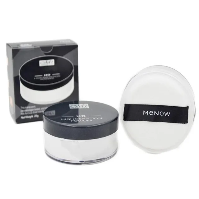 MENOW loose powder Брендовая рассыпчатая пудра для лица матовая отделка прозрачная фиксирующая пудра профессиональное полупрозрачное масло для макияжа-контроль компактная косметика - Цвет: MENOW loose powder