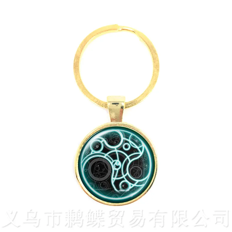 Подростковые брелоки с волком винтажные в виде пятиугольника Женская стеклянная