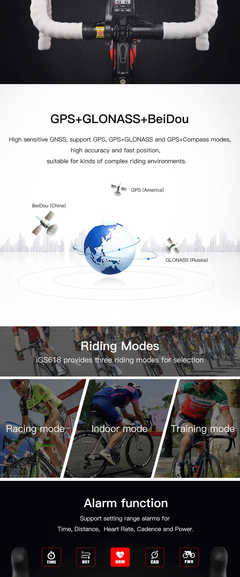 I gps порт ANT+ gps IGS618 велосипед Bluetooth беспроводной секундомер Спидометр Водонепроницаемый IPX7 велосипедный Спидометр Comput