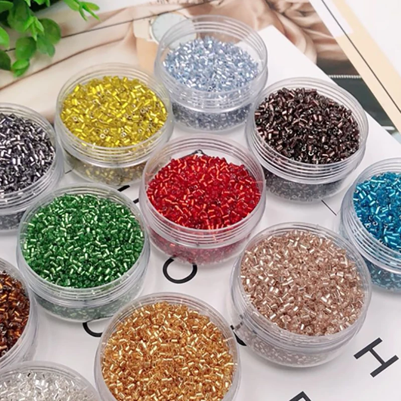 500 шт цветные бусины цилиндрическое стекло для ожерелья Браслеты Серьги