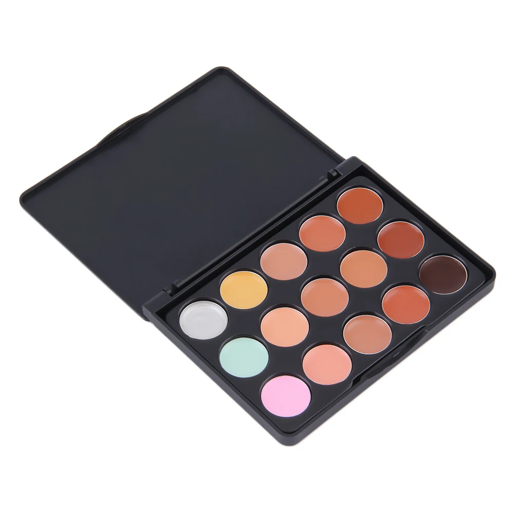 Hot Selling 15 Color Mini Professional Face Creamy Hide Blemish Make-up Concealer Cream Set Natural Best selling |