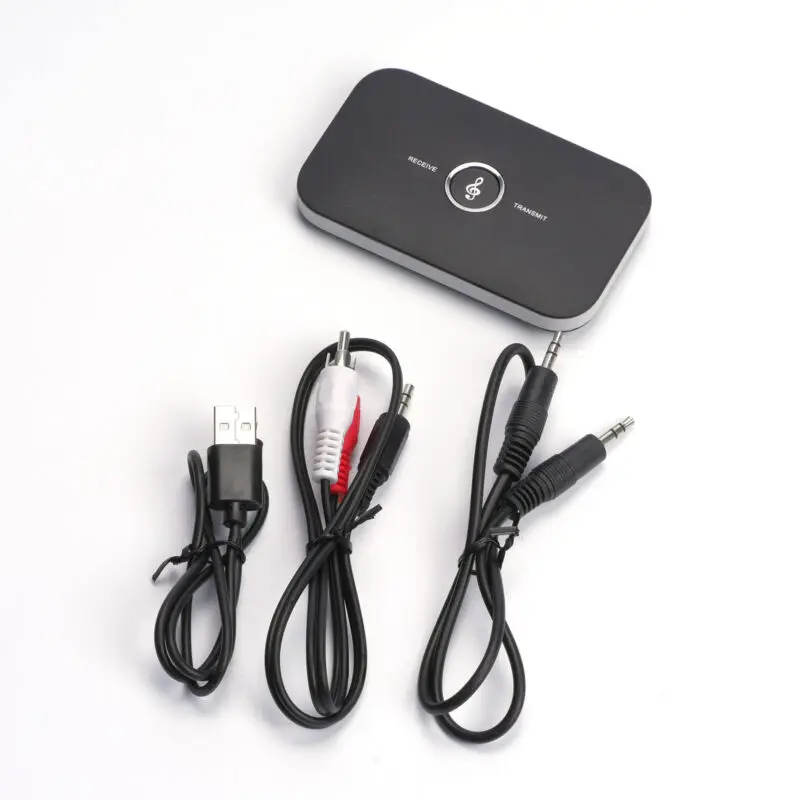 HIFI беспроводной Bluetooth 2 в 1 аудио передатчик приемник 3,5 мм RCA музыкальный адаптер