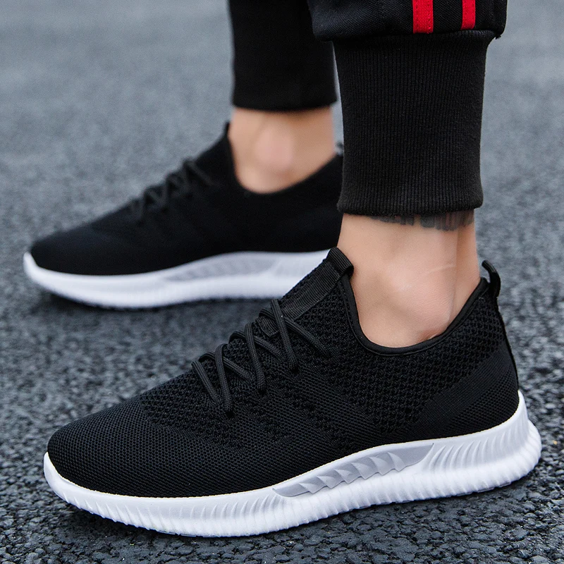 Дешевая мужская обувь для бега дышащие летние кроссовки мужчин легкая