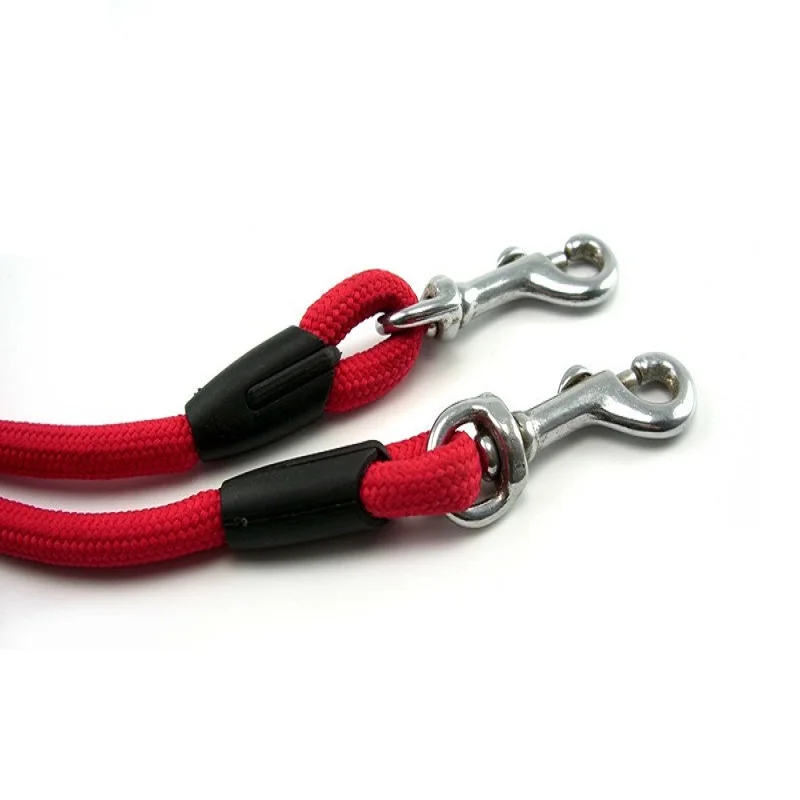 Высококачественный двухполосный твердый нейлоновый ручной двойной поводок для