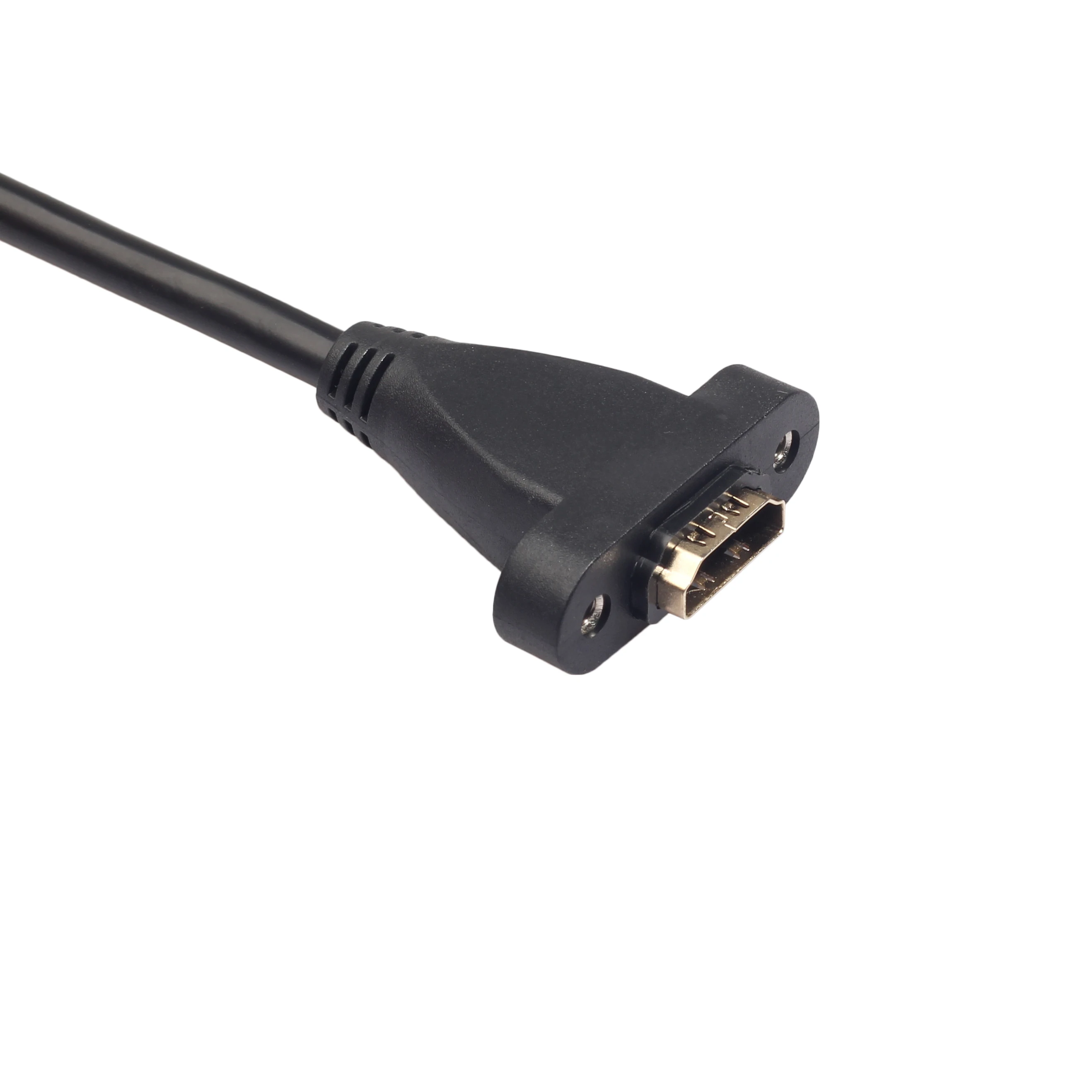 Позолоченные Удлинительный кабель HDMI мужского и женского пола с винтовым