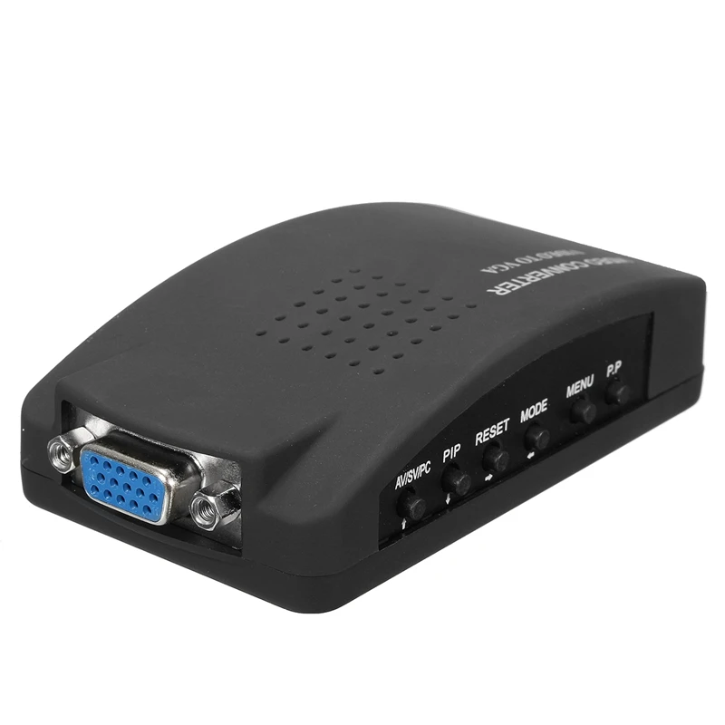 Преобразователь сигнала BNC Digital AV / S Для VGA RCA TV адаптер разрешения переключатель
