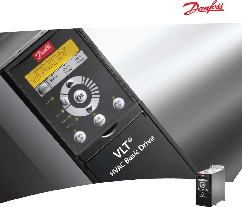 Оригинальный Инвертор Danfoss FC302 15 кВт FC302P15KT5E20H2|inverter danfoss|30kw inverterinverter 30kw |