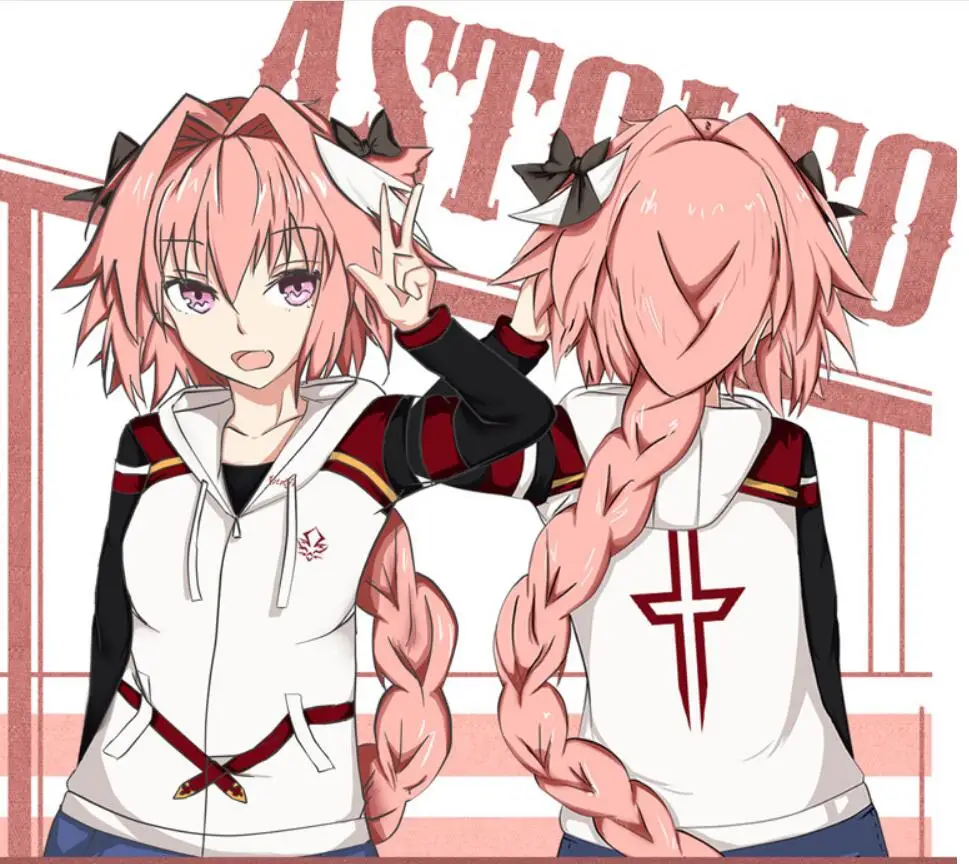Astolfo Rider Fate Apocrypha Grand Order Taito костюм для косплея пиджак saber пальто пуловер Толстовка