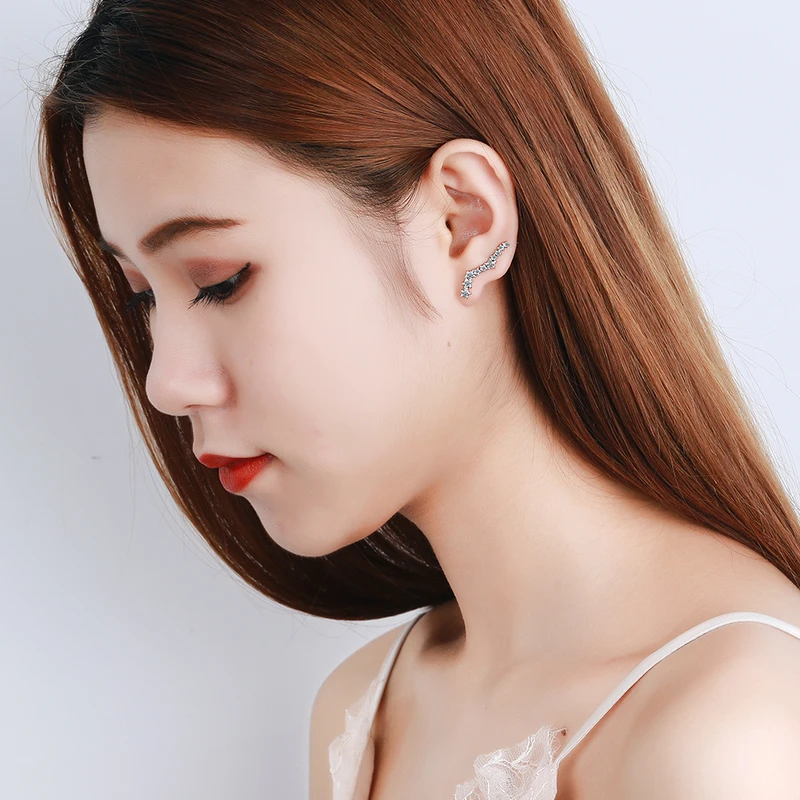 Женские серьги-гвоздики Everoyal роскошные серьги из циркония со звездами ювелирные