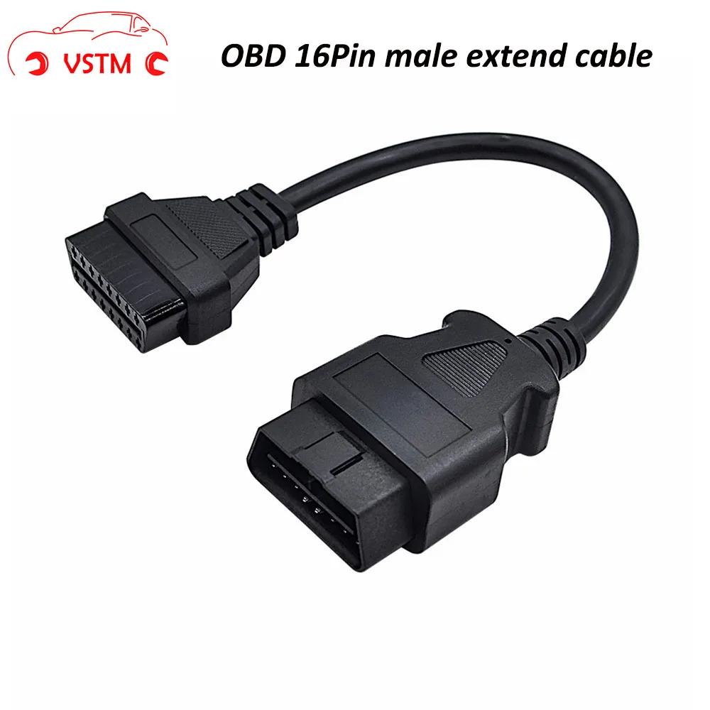VSTM 16 штырьковый штыревой разъем OBD 2 II расширение фабрики OBD2 адаптера