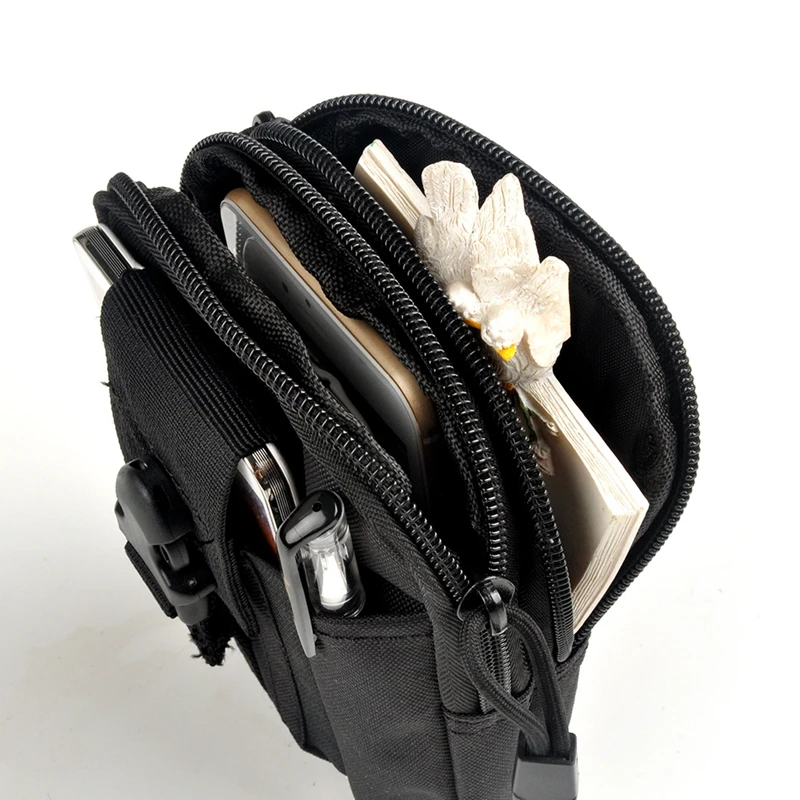 Новая мужская поясная сумка 1000D нейлоновая Водонепроницаемая Мужская модная