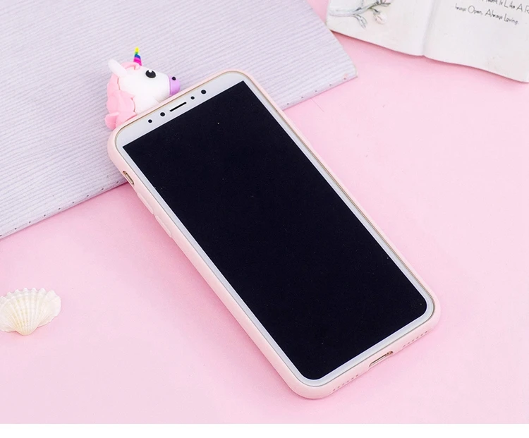 3D чехол для iPhone 6, 7, 8 plus, чехол, панда, единорог, фрукты, фламинго, чехол для телефона s, для iPhone 5S, 5, SE, чехол для iPhone X, чехол