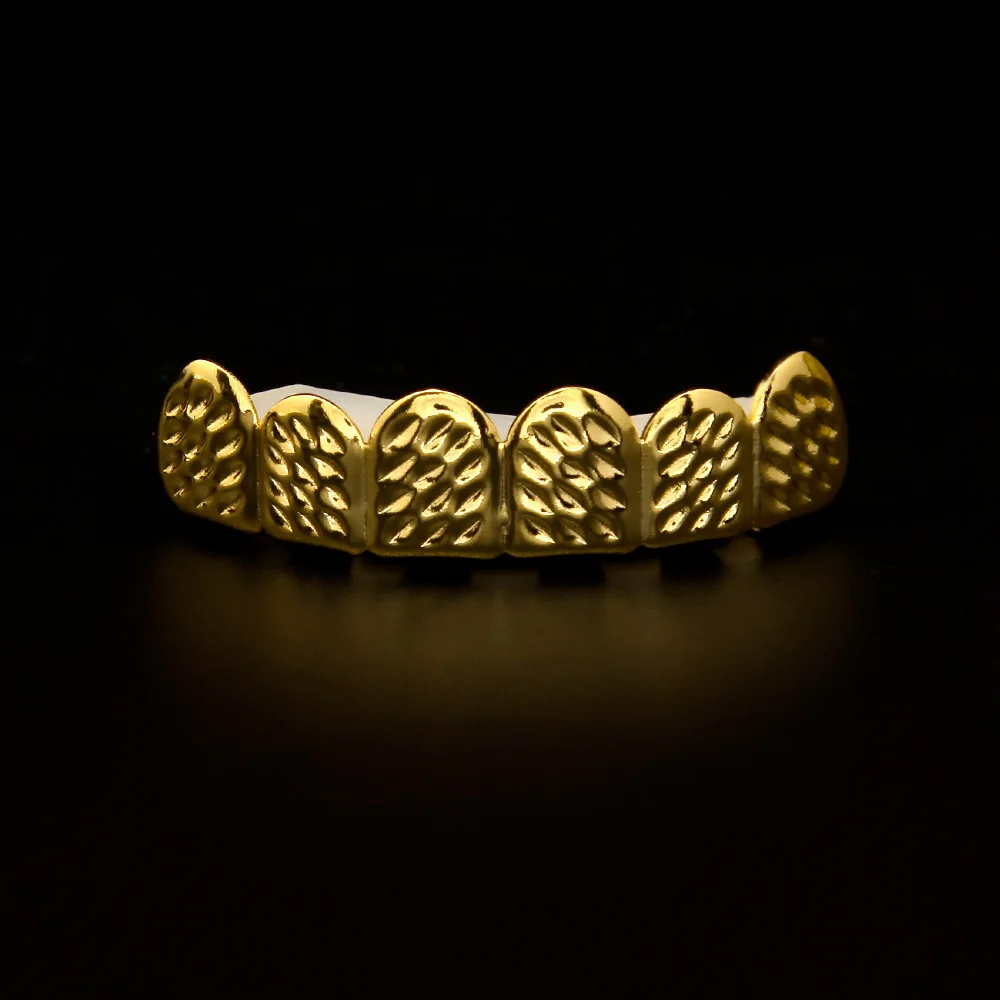 Хип хоп для мужчин зубы Grillz вырезка узор Цвет серебристый, золотой Ложные Топ и дно зуб кепки дентальные украшения Набор для wo мужчин украшения