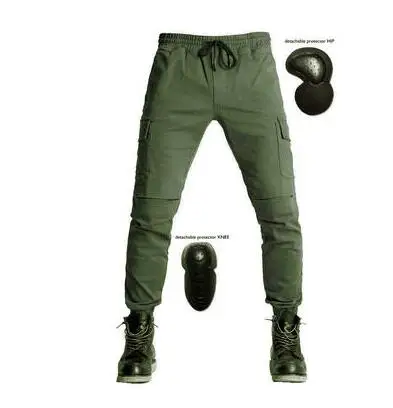green B KOMINE Штаны унисекс для мотоциклистов KTM брюки для мотокросса для мотоциклистов джинсы с наколенниками брюки Moletom - Цвет: green B