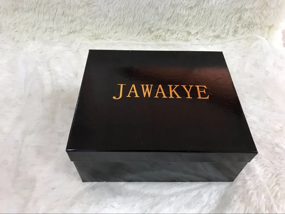 JAWAKYE/Модная обувь из натуральной кожи; женские мотоботы с острым носком; сапоги до колена на танкетке с металлическим ремешком и застежкой в виде акулы
