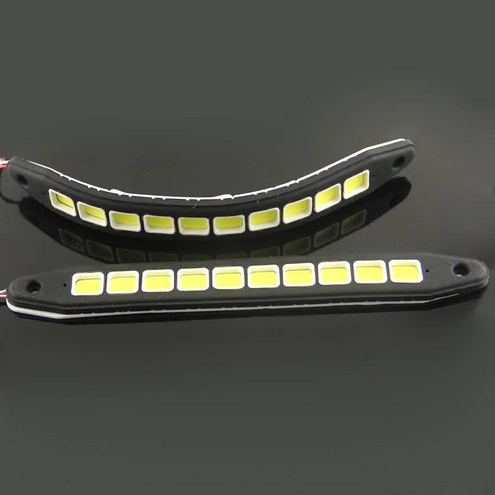 Новый 2 шт./лот гибкий ультра яркий дневного света 100% водонепроницаемый COB дневные