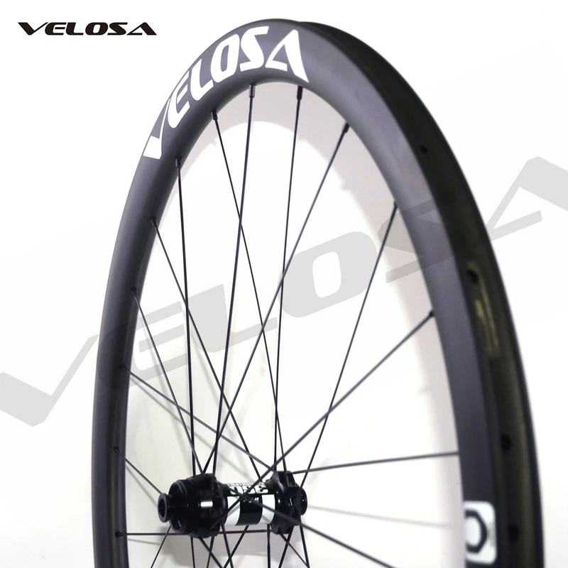 Velosa Ulti 35 полный углеродный комплект колес 700C дорожный велосипед дисковый тормоз