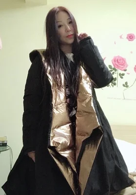 Высококачественная зимняя куртка 2019 женские пуховики пальто уличное блестящее