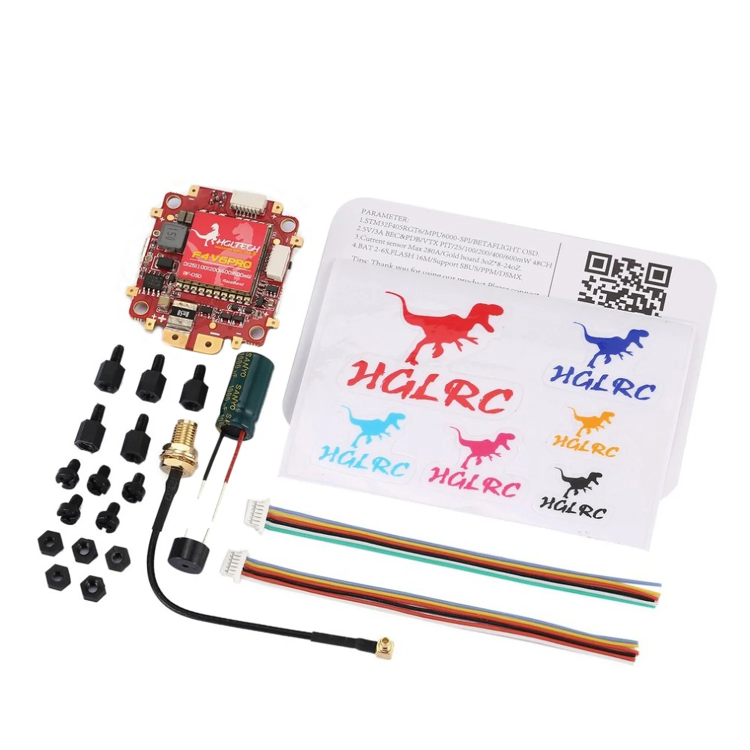 Hglrc F4 V6 Pro Fc 5,8 Ghz 48Ch переключаемый Vtx W/5 V Bec Osd Pdb