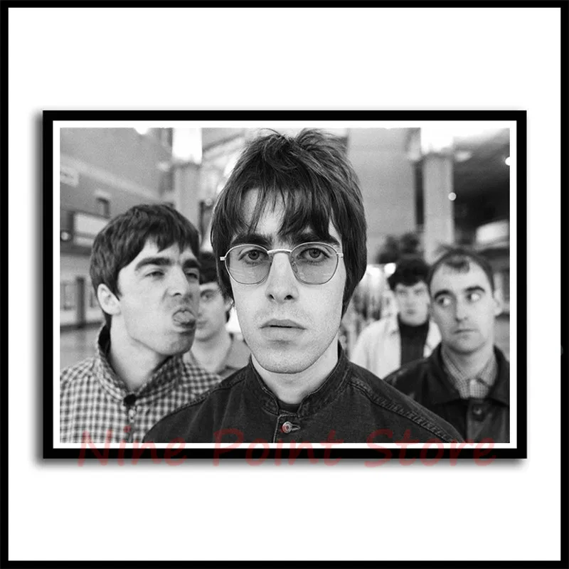 Oasis rock music бумажные постеры для бара кафе гостиной столовой декоративные картины без рамы