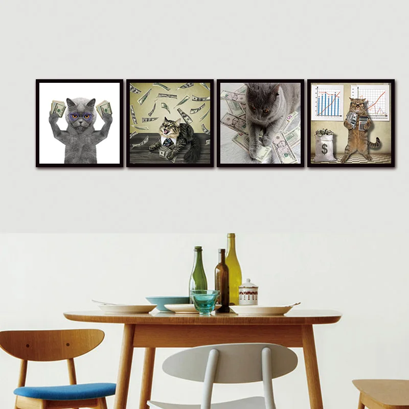 Холст настенная живопись новейший остров 5 панелей украшения современные