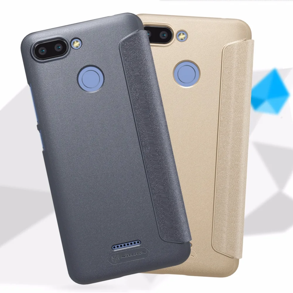 Для Xiaomi Redmi 6 6A 5A чехол Nillkin Роскошный чехол из pu кожзама кожаный чехол для телефона Smart View Защитная крышка для Xiaomi Redmi 6A 6 5A чехлы