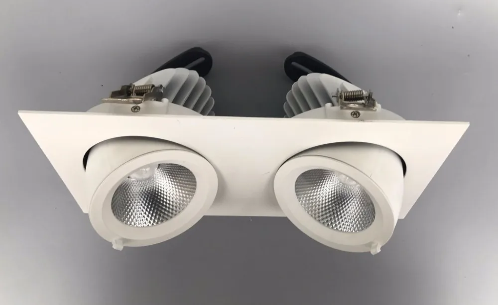 2x12 Вт CREE Поворот на 360 градусов с регулируемой яркостью Двойные головки COB