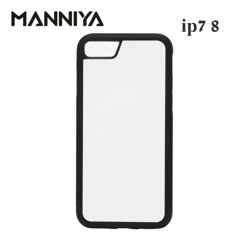 Чехол MANNIYA для iphone 7 8 SE 2020 с алюминиевыми вставками и клеем Бесплатная доставка! 100