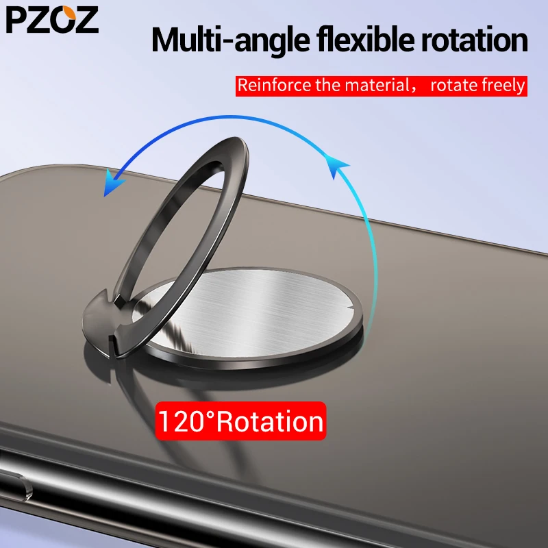 PZOZ Finger Ring Holder for Samsung S9 S8 General Phone ring 360 Degree phone stand Magnetic Car Bracket Stand Phone Accessories