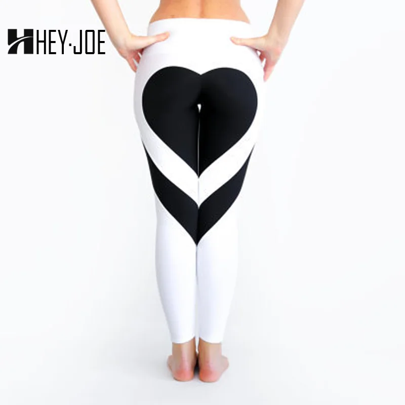 Женские сетчатые леггинсы HEYJOE спортивная одежда для фитнеса с принтом в виде