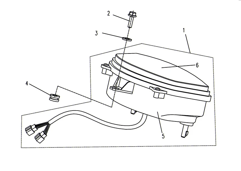 CFMOTO ATV cf500 \ cf600 внедорожник, верхняя крышка CF500 \ cf600 приборной панели, часть NO.9050-170114