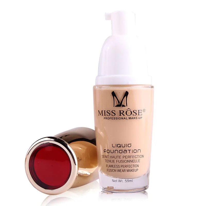Miss Rose Liquid Foundation макияж основа осветляет отбеливание контроль жирности стойкий