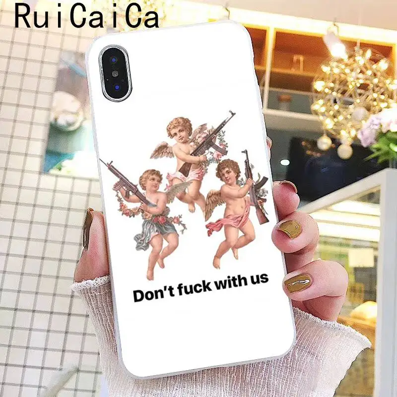 Ruicaica Renaissance angels Новинка Fundas Мягкий силиконовый чехол для телефона iPhone 8 7 6 6S Plus X XS