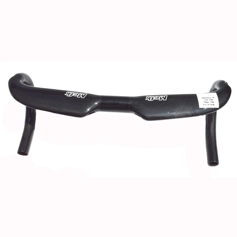Mcfk Superlight полный 3K Углеродное волокно руль велосипеда запчасти AERO 31 8 мм 400 420 440