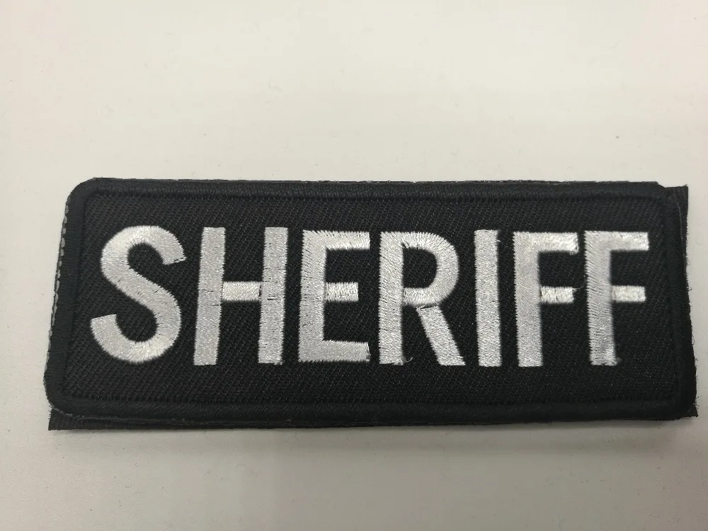 SHERIFF BACK PATCH Полицейский отдел Sheriff Tactical SWAT Morale нашивка значок для рюкзак жакет