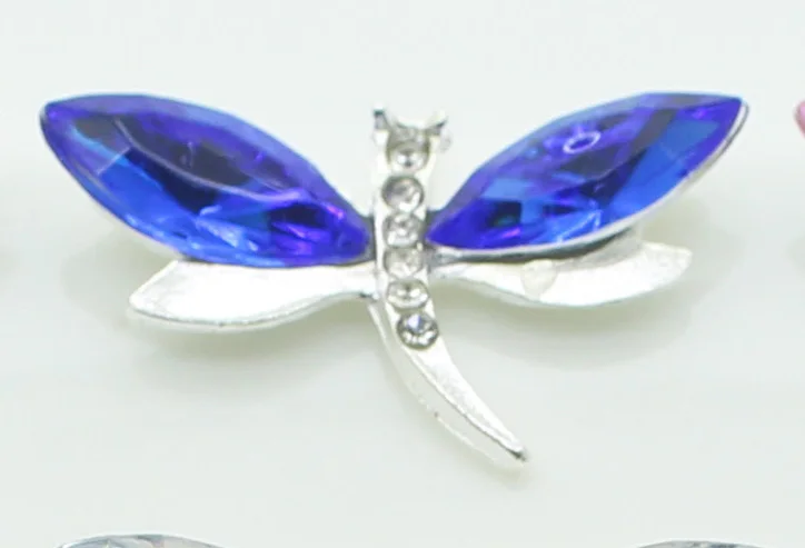 Royal blue LKERAN Новые 10 шт 9 цветов акриловые декоративные пуговицы Стрекоза разноцветные DIY Свадебные материалы Швейные аксессуары - Цвет: Royal blue