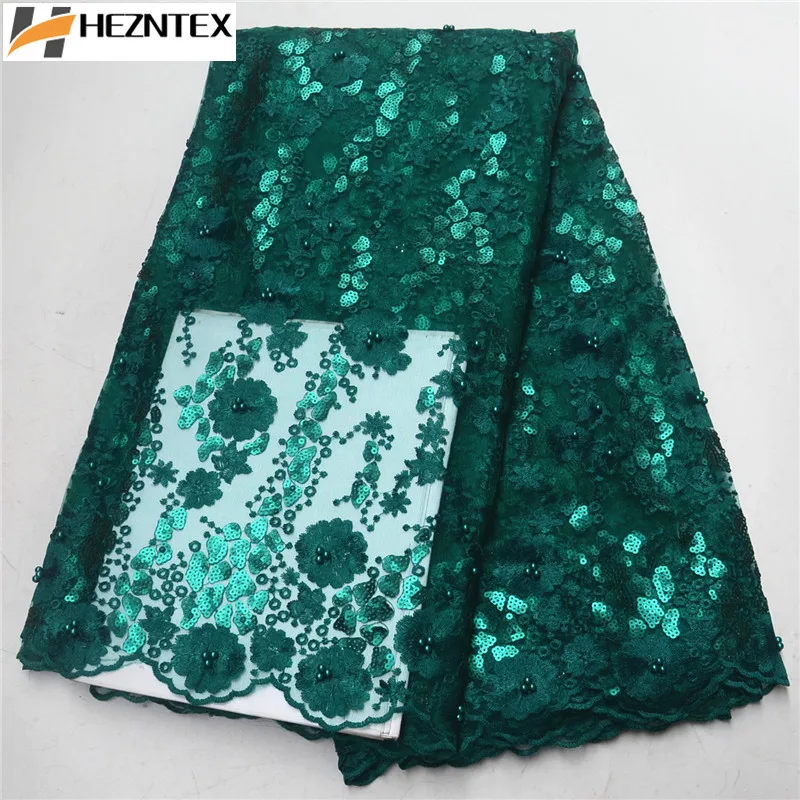 Блестящие фиолетовые кружева с пайетками африканская мода французское кружево